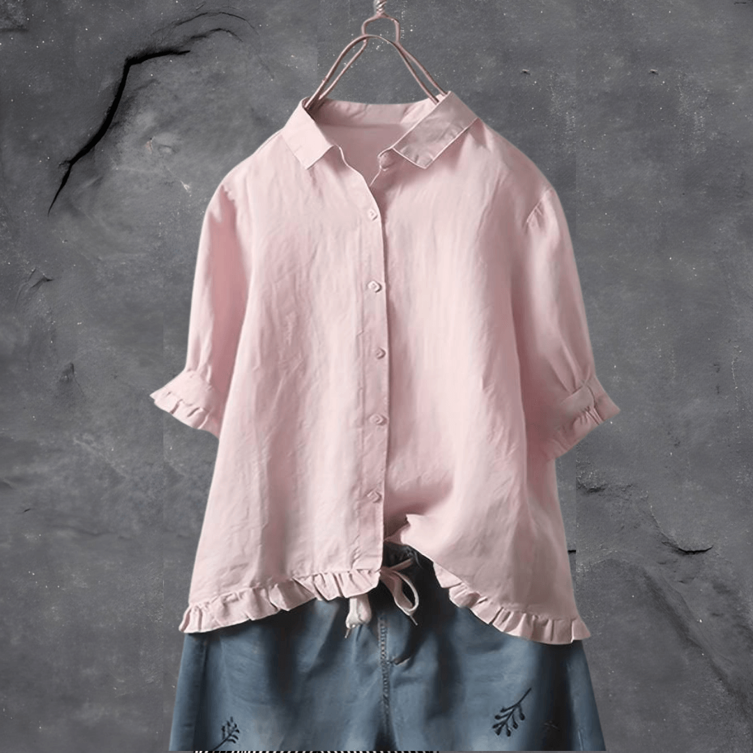 HELEN | Ladies' elegant short-sleeved shirt