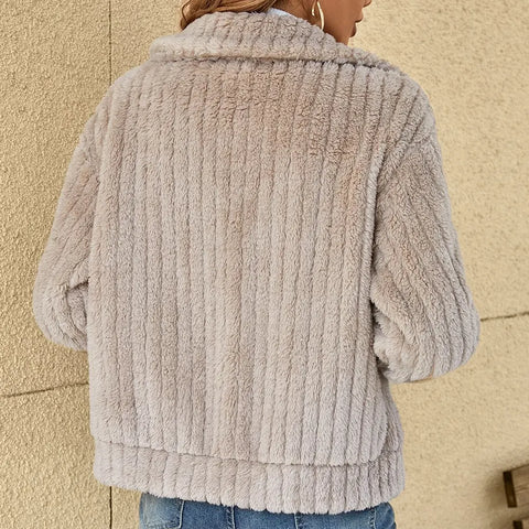 ZOEY - CASUAL PLUSH CARDIGAN