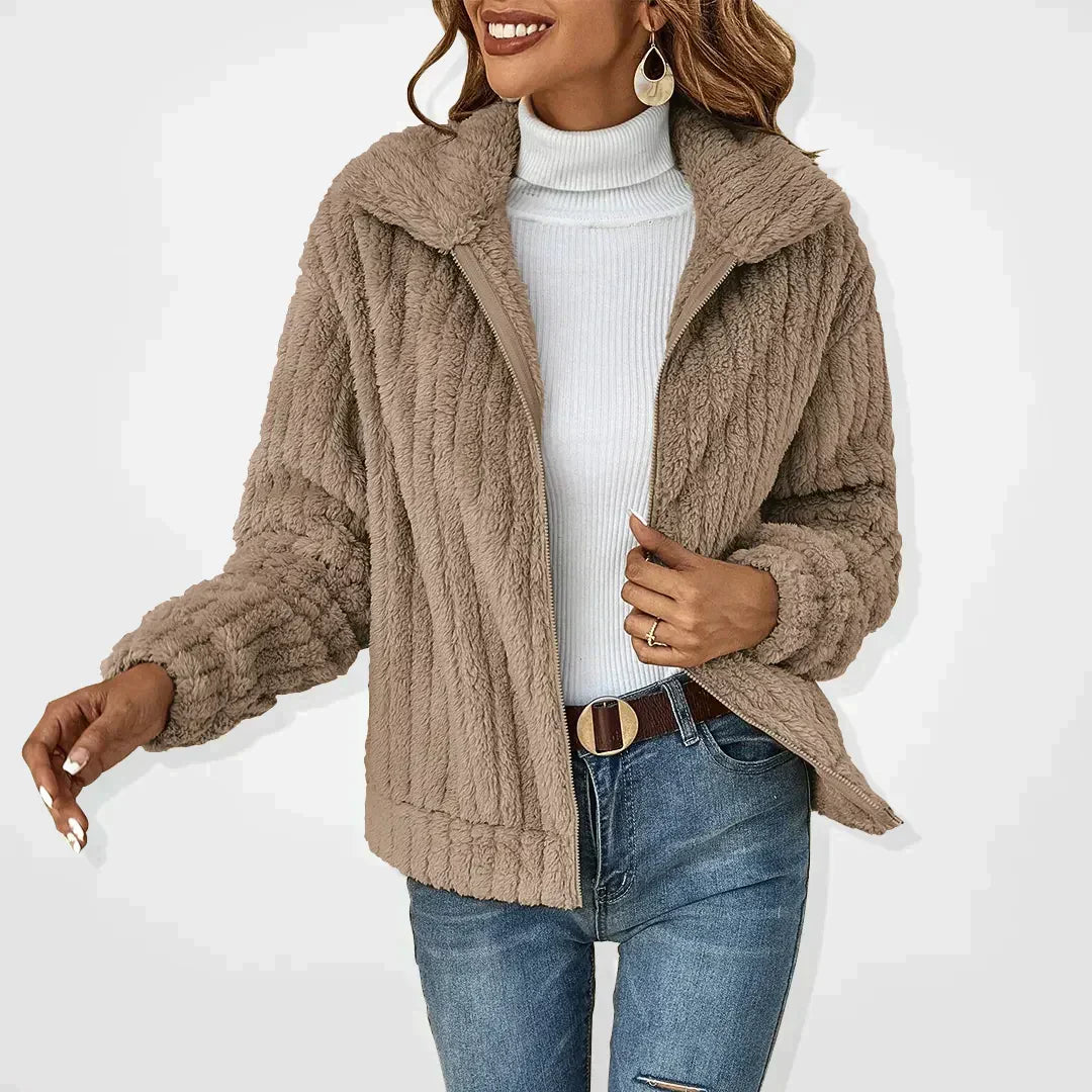 ZOEY - CASUAL PLUSH CARDIGAN